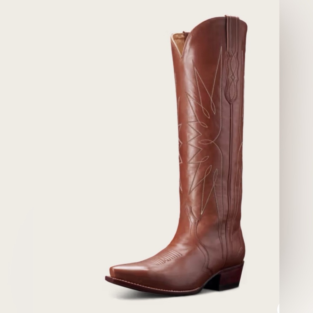 Tecovas Chestnut Brown Over-the-Knee Western Boots